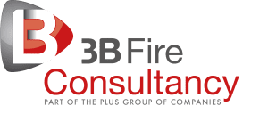 3B Fire Consultancy Limited logo - White 3B Icon - strapline